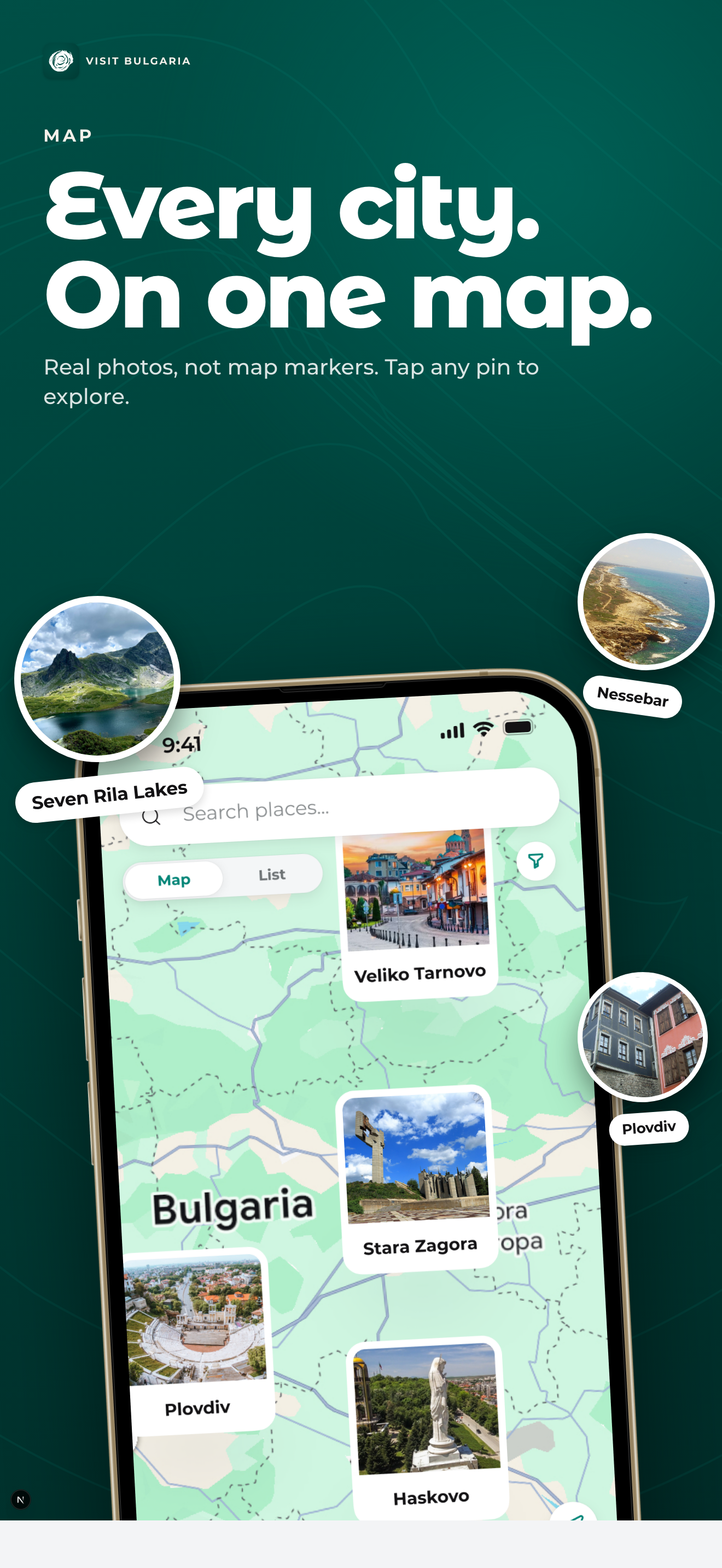 Slide 2 — Every city on one map
